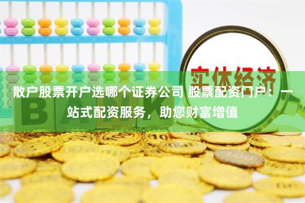 散戶股票開戶選哪個(gè)證券公司 股票配資門戶：一站式配資服務(wù)，助您財(cái)富增值